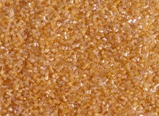 40g of 2mm colour lined hex cut bugle beads, apricot - jewellery, embroidery etc