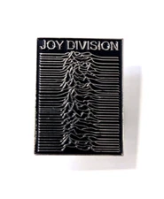 Joy Division - Unknown Pleasures - New Order - Factory Records Enamel Brooch Pin
