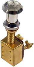 ELECTRICAL SWITCHES-PUSH/PULL BRASS-ON-OFF FUNCTION SCREW TERMINALS