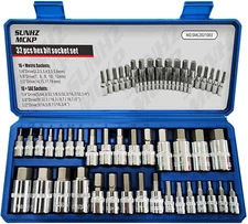 Alan Allen Alen Hex Key Socket Wrench Set Metric Standard Inch Short Arm 32pcs