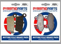 BremsbeläGe Vorne & Hinten (2 Paar) FüR Honda NSR 80 R 87-92