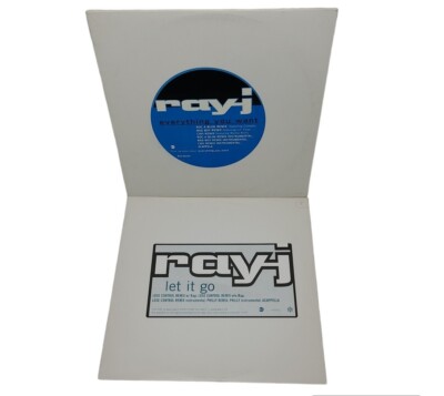 Ray J 12'' PROMO Vinyl Lot - Everything You Want & Let It Go 1997 EXCELLENT