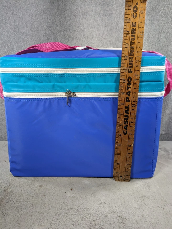 Juego de picnic vintage de 26 piezas bolsa aislada, paquete de congelador, contenedores de almacenamiento Foto 3 de 4