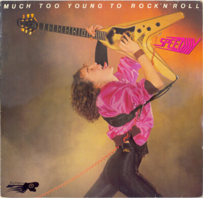 Speedy Much Too Young To RocknRoll CLEAR VINYL + POSTER Rocktopus Vinyl LP