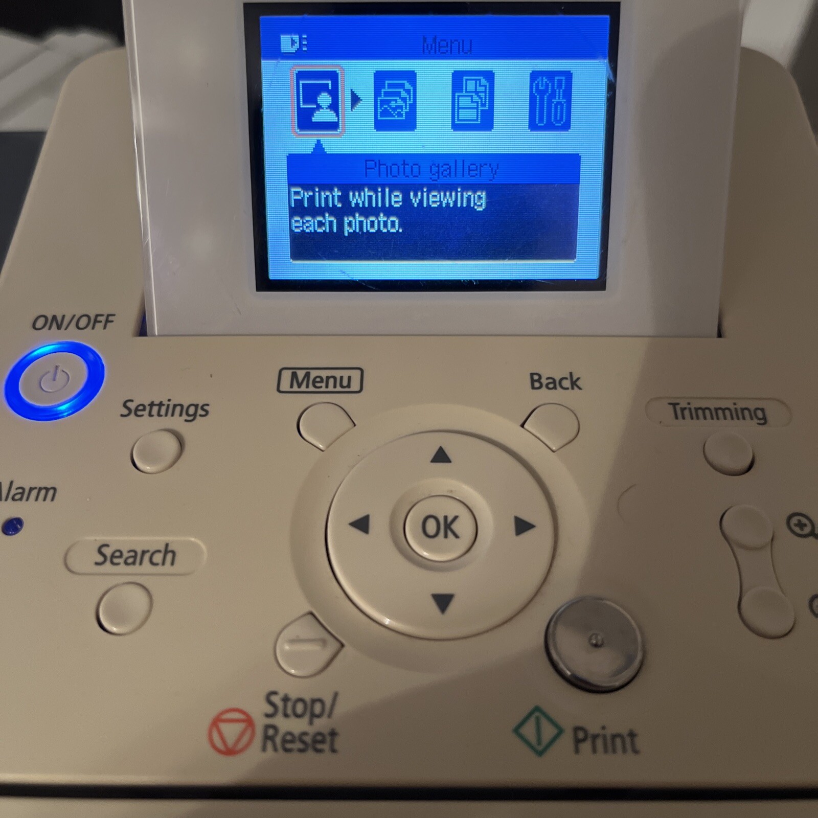 Canon SELPHY DS810 Digital Photo Inkjet Printer Untested Turns on Power