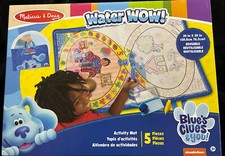 Melissa  Doug BLUE'S CLUES  YOU WATER WOW ACTIVITY MAT Kids Creative Toy NIB