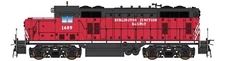 BURLINGTON JUNCTION  HO GP16 DIESEL LOCO W/ESU LOKSOUND & DCC BY INTERMOUNTAIN