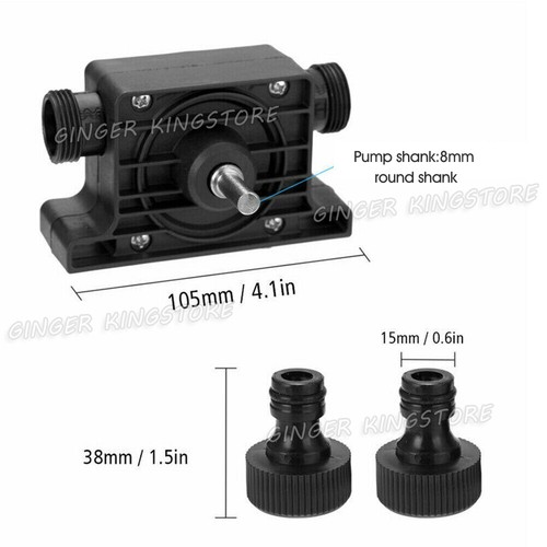 1Pack Self-Priming Transfer Oil Fluid Pumps Electric Drill Powered Water Pump A - Picture 8 of 9