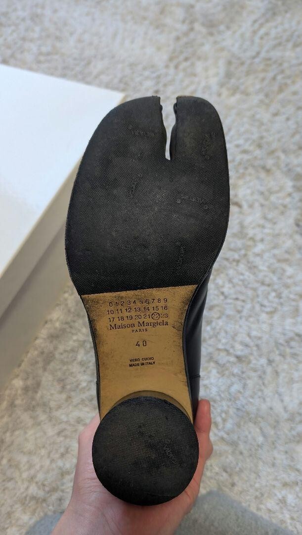 Maison Margiela Men's Tabi Heel Boots Size 40 Black Beautiful | eBay
