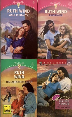 lot (4 pb) Silhouette INTIMATE MOMENTS by Ruth Wind Harlequin special ed.