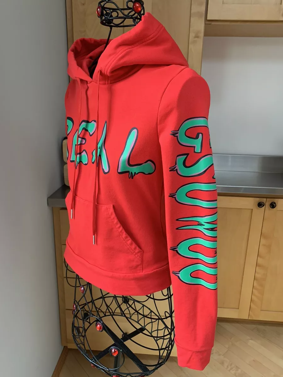 GSUWOO So Real Two Piece Hoodie Set Red sz.M