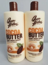 (2 Packs) Queen Helene Cocoa Butter Hand & Body Lotion Soothe&Soften 32 oz Each