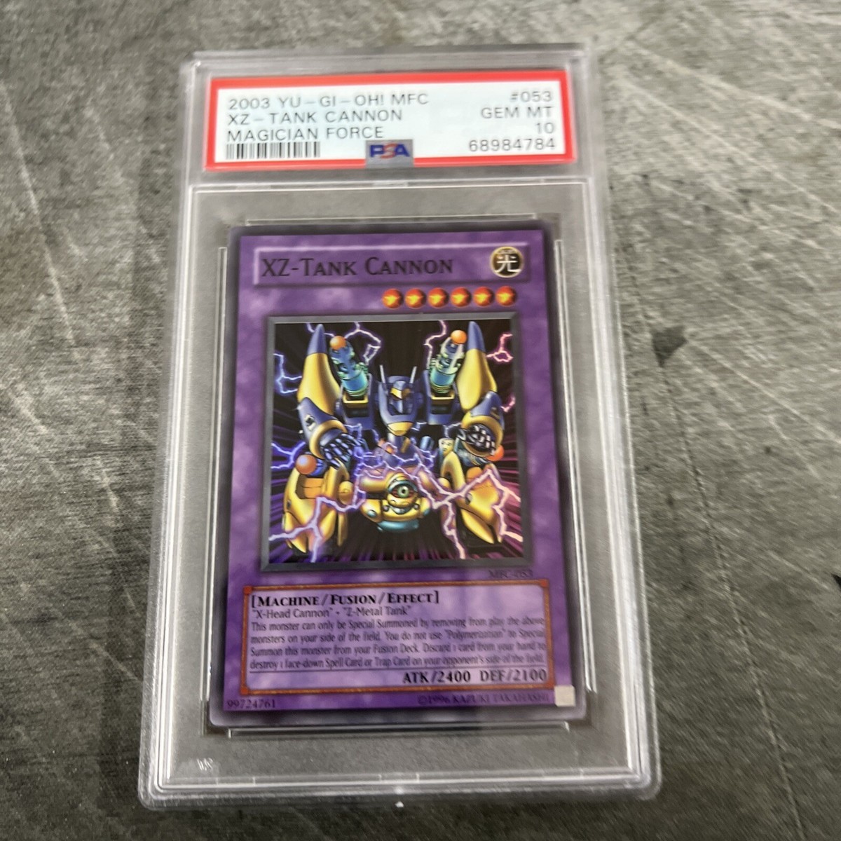 Yugioh TCG XZ-Tank Cannon MFC-053 Unlimited PSA 10 Gem Mint