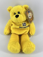 Vtg 1998 Limited Treasures Steelers K Stewart 10 Yellow Beanie Pro Bear Plush
