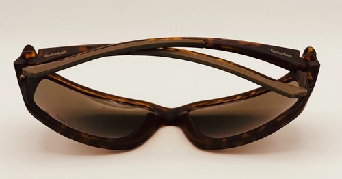 Timberland Mens Rectangle Dark Havana Plastic Sunglass, Green Lens TB7152. 52N - 第 10/10 張圖片