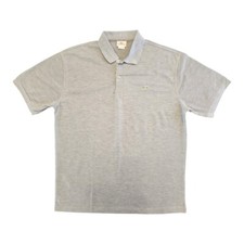 Lacoste Mens Classic Fit Short Sleeve Polo Shirt Light Gray 8 3XL Preppy Classic