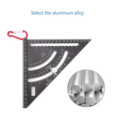 7inch Woodworking Tool Adjustable Ruler Combination Square