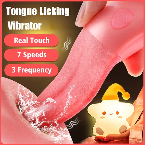 Heating Clit Licking Tongue Vibrator G-Spot Dildo Massage Sucking Oral Sex Toys - Picture 4 of 24