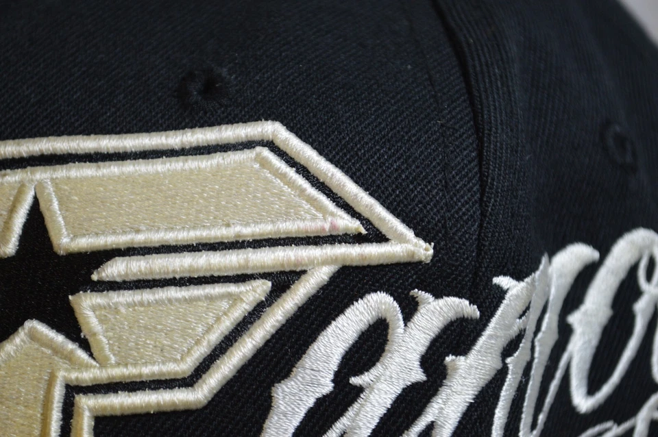 Famous Stars And Straps Hat Black Flexfit L/XL Family Large Embroidery VTG RARE - Image 4 of 4