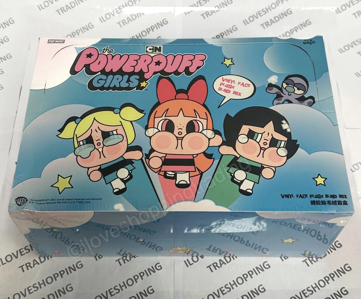 AUTHENTIC POP MART CRYBABY POWERPUFF GIRLS SERIES-VINYL FACE PLUSH