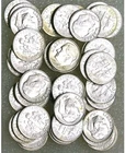 1964 - 10C Roosevelt Silver  Dimes Full Roll, 50 Coins! NICE
