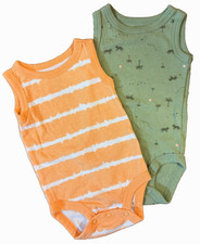 Carters Baby Rompers Sleeveless 3 Months Outfits Bodysuit Boy Clothes Summer Lot