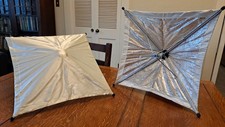 Vintage Reflectasol Square Photography Umbrella Bounce Light System, 2-18 inch