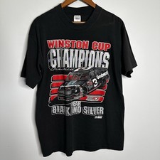 Vintage 1991 Dale Earnhardt Winston Cup Champions T Shirt USA Made NASCAR Large