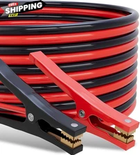 Jumper Cables for Car Battery, 8 Gauge 12 Feet 600AMP, 8 12FT 