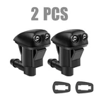 2 Universal Window Windshield Wiper Nozzle Sprayer Washer Spray Nozzle Sprinkler
