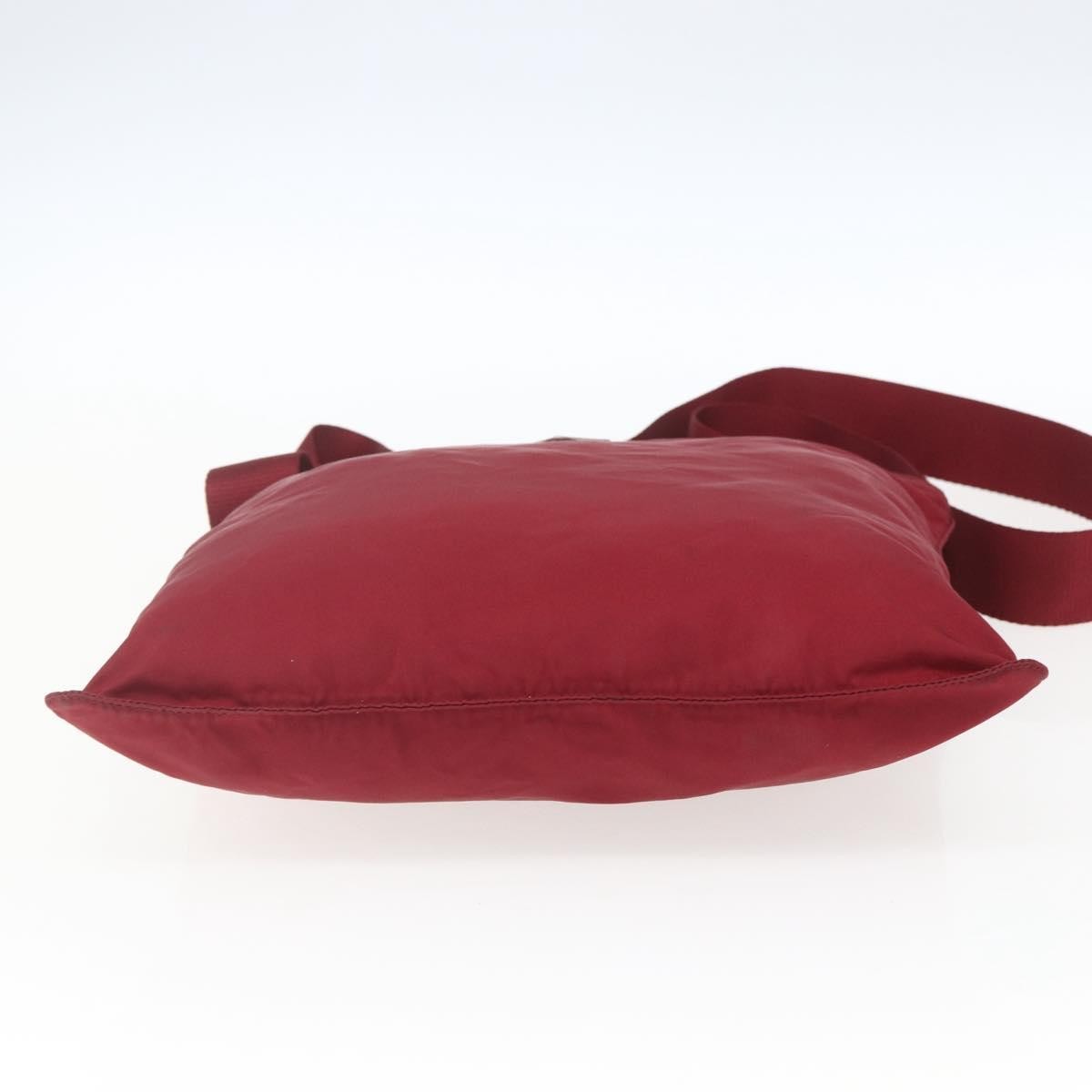 Prada Zip Top Messenger Bag Tessuto Red Nylon Shoulder Bag Bag Authentic thumbnail 15