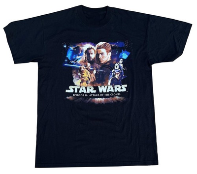 #ad Star Wars Episode 2 Attach Of The Clones T shirt Size S 5XL Reprint NEW $8.99