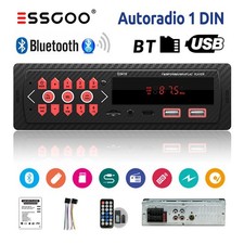 1 DIN Autoradio MP3 FM CD Mit Fernbedienung Bluetooth Freisprech USB Type-C OHNE