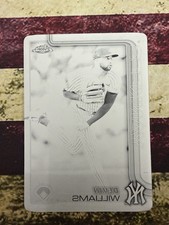 2025 Devin Williams Topps Chrome Black Printing Plate 1/1 Yankees Mets