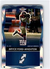 2025 Uno Elite NFL  Alt Jerseys   Foil   Blue  Bryce Ford-Wheaton