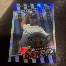 1998 Donruss - Fan Club Fantasy Team Blue Livan Hernandez #16 Serial  /4000