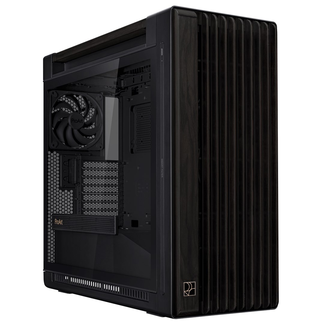 4711387664421 ASUS ProArt PA602 Wood Edition Midi Tower Schwarz ASUS