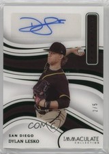 2023 Panini Immaculate Clearly Signatures Green 2/5 Dylan Lesko Auto 1a39