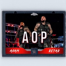 2025 Topps Chrome WWE Rezar / Akam #TAG-AOP Tag Team