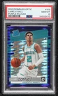 2020 Donruss Optic Rated Rookie Target Purple Pulsar Prizm LaMelo Ball PSA 10