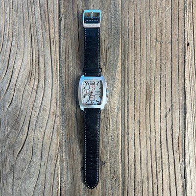 Locman Italy Sport Quartz Chronograph Watch Ref 487 New Battery