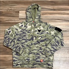 Under Armour Project Rock Hoodie Men's L Camo Tiger Stripe Veterans Day Fleece