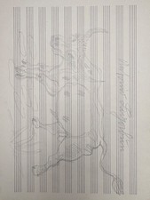 Disegno autografo di Antonio Ligabue