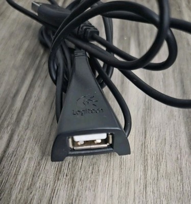 Logitech USB Extension Cable - Black (IL/RT6-14228-993-000293-NOB)