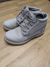 Timberland Nellie Chukka Boots Grey UK 6 Women's Leather Waterproof Ankle Boot