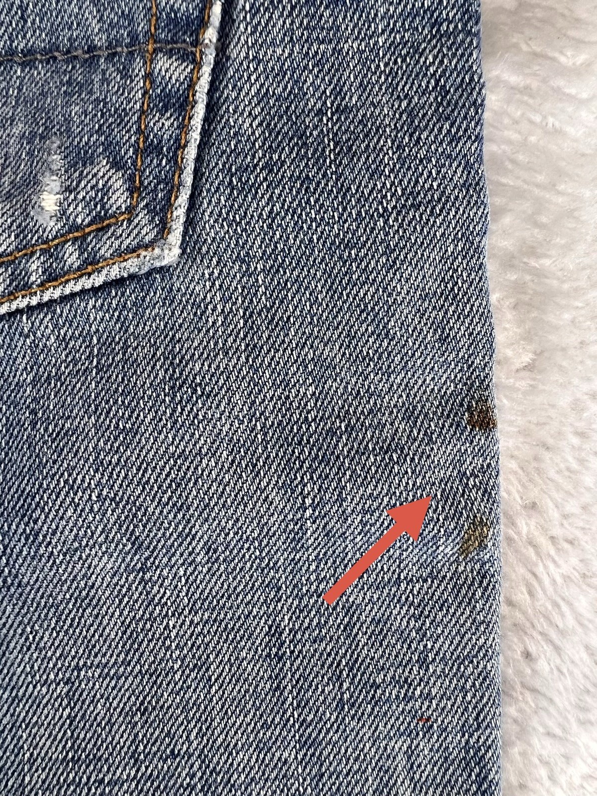 NSF Straight Slouch Patchwork Button Fly Jeans Wo… - image 6