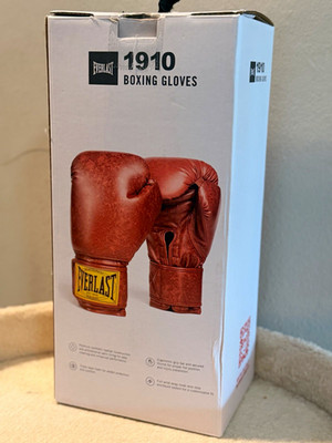 Everlast 1910 Boxing Gloves 14 oz Brown Adult Unisex Model 1910 MPN 1910
