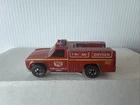 Vtg. 1974 Hot Wheels Redline Emergency Unit Fire Truck #50 Red Mattel