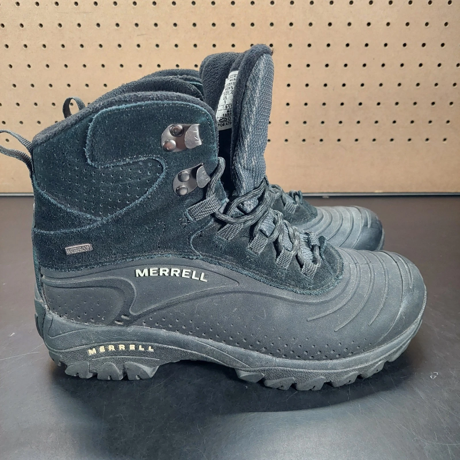Merrell Thermo Frosty Tall Shell WP Men's Winter Boots Black US 9