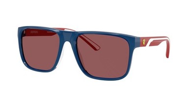 FERRARI SCUDERIA FZ6002U 533 1E Blue Bordeaux 59 mm Men's Sunglasses